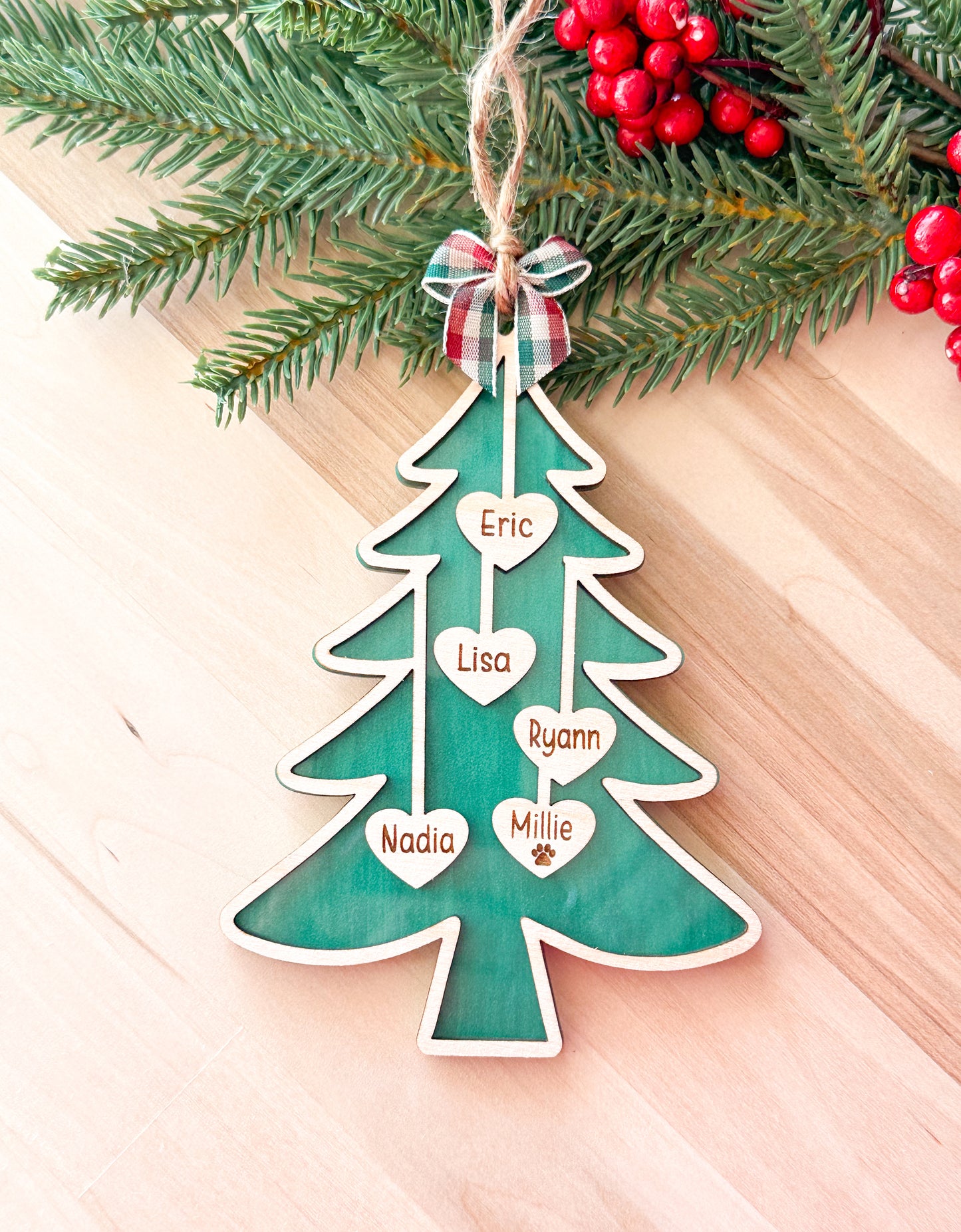 Tree Family Ornament