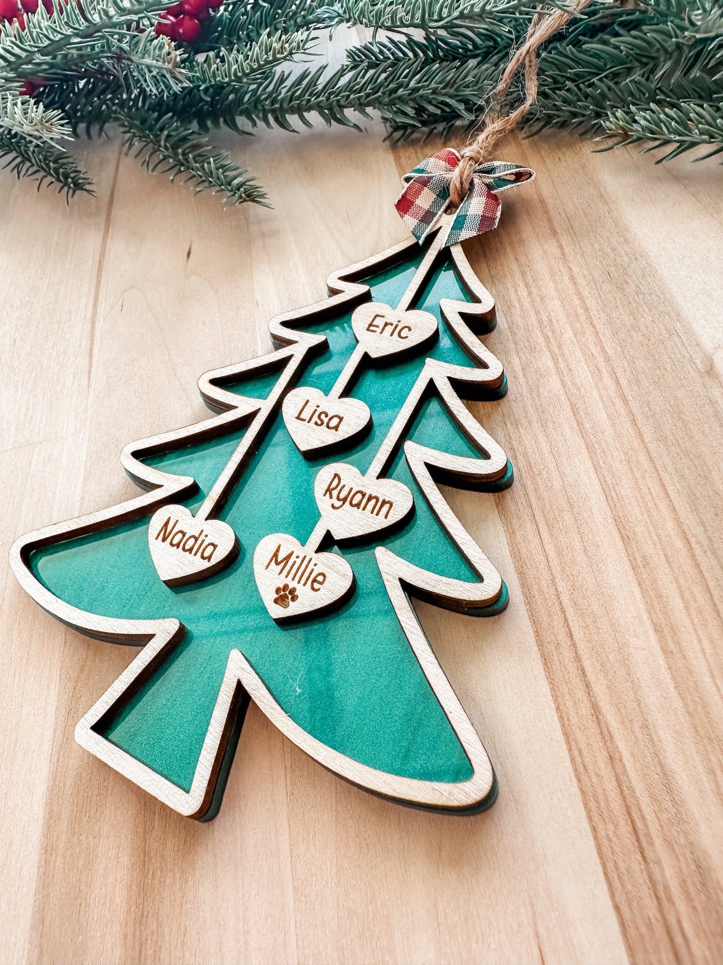 Tree Family Ornament