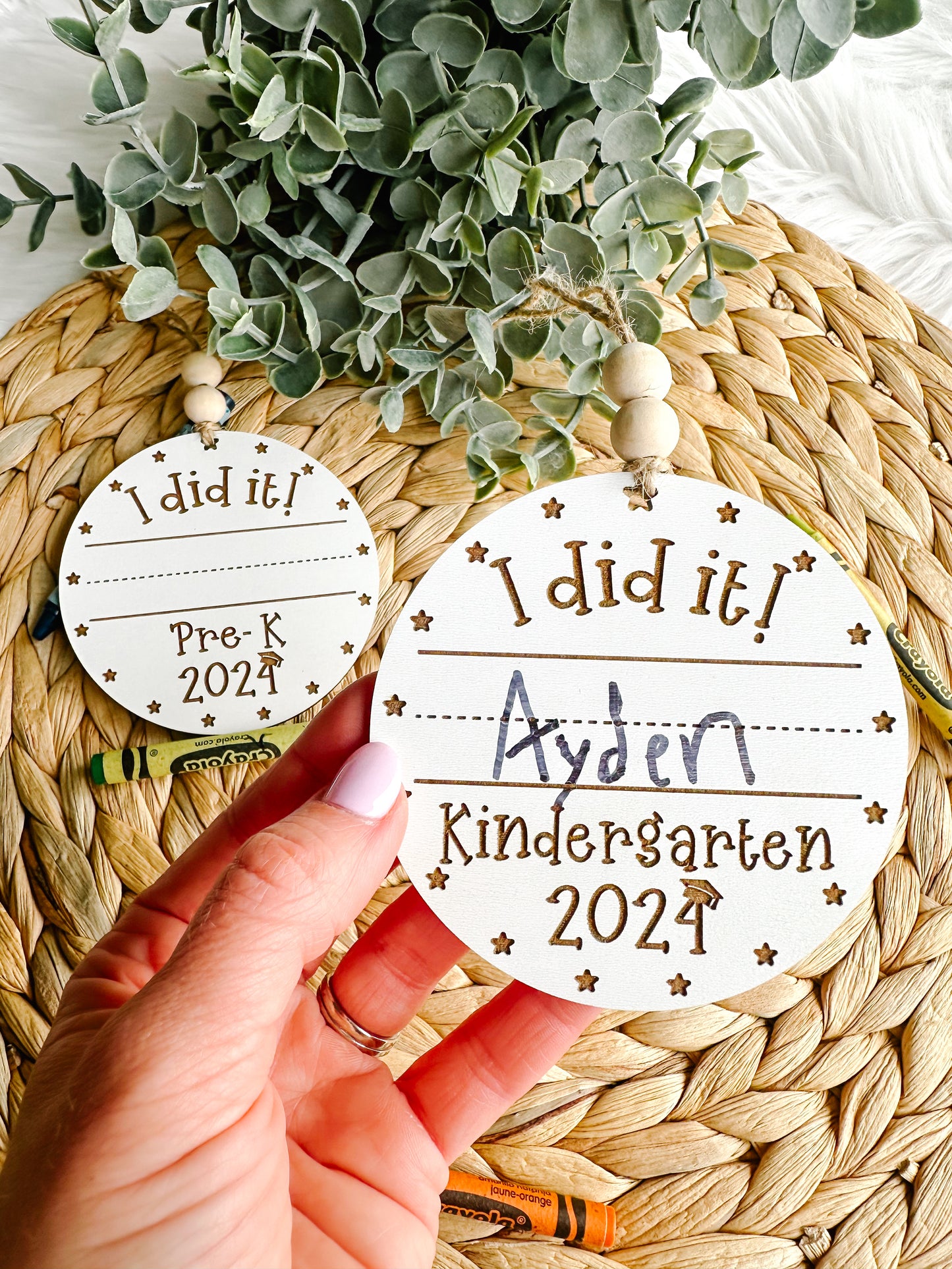 Pre-K and Kindergarten Graduation Ornaments