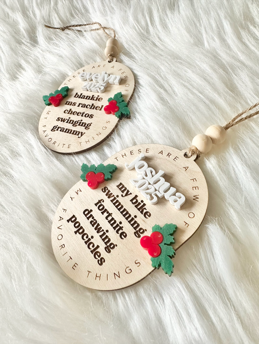 Favorite Things Ornament