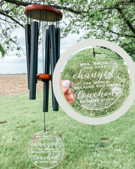 Teacher Appreciation Wind Chimes