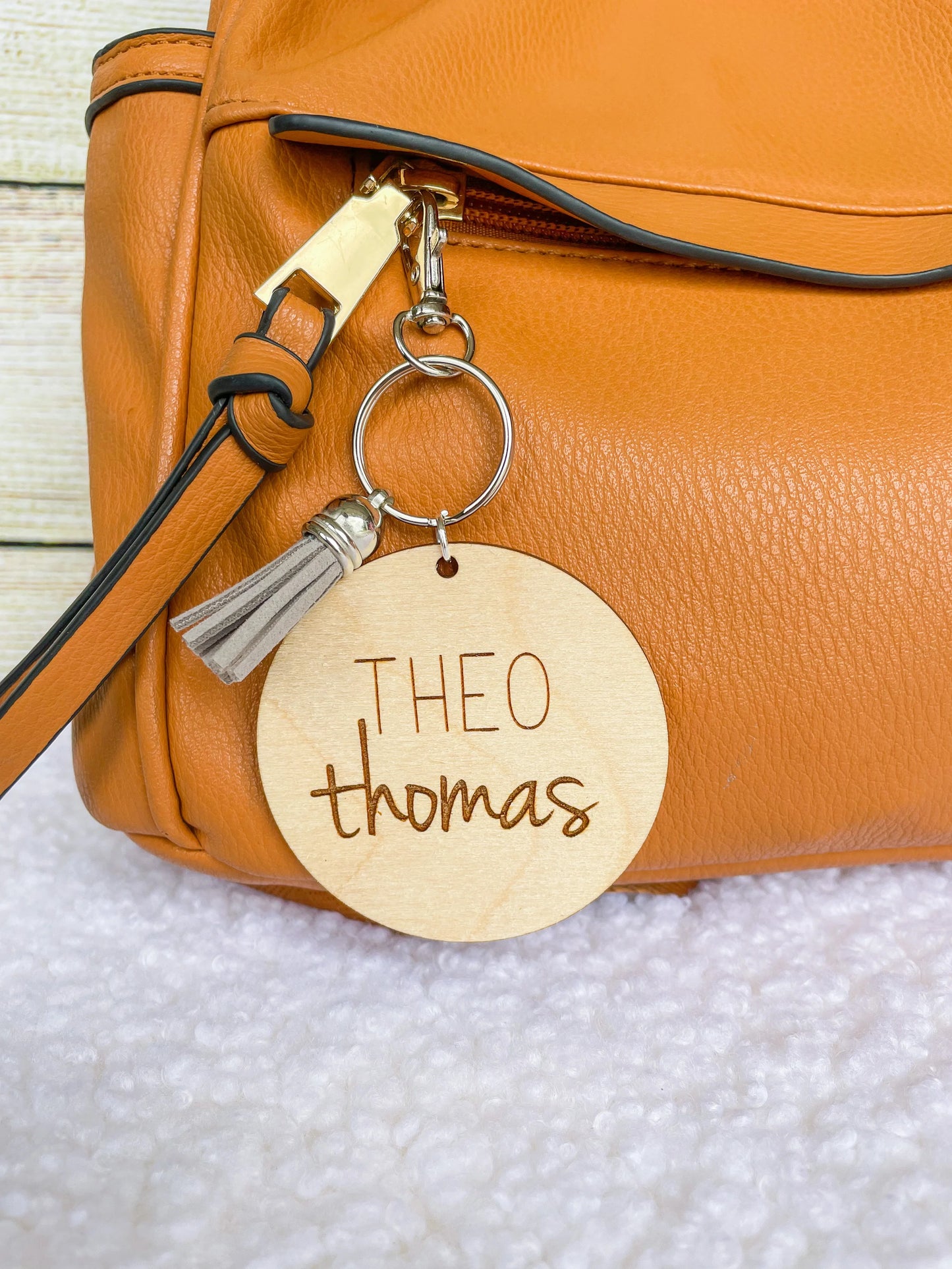 Wooden Bag Tag