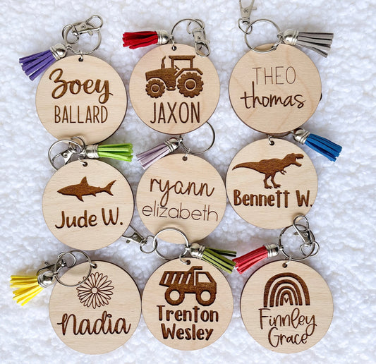 Wooden Bag Tag