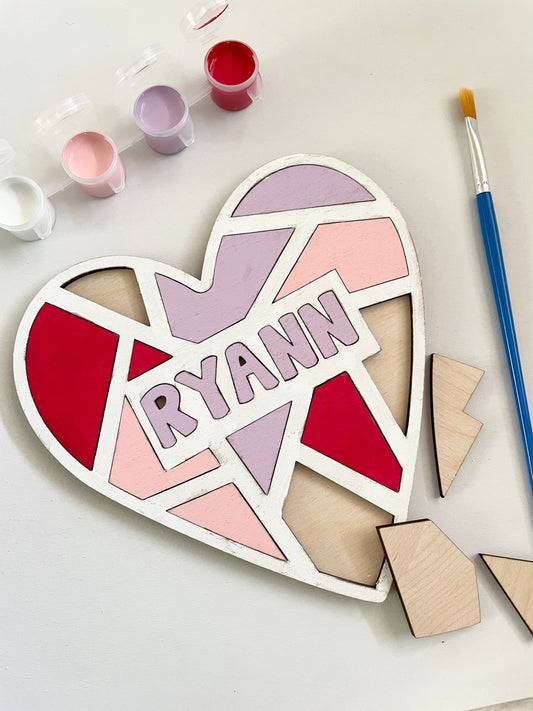 DIY Valentine Puzzle Craft Kit