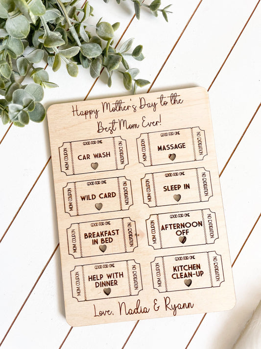 Mother's Day "Coupon" Card