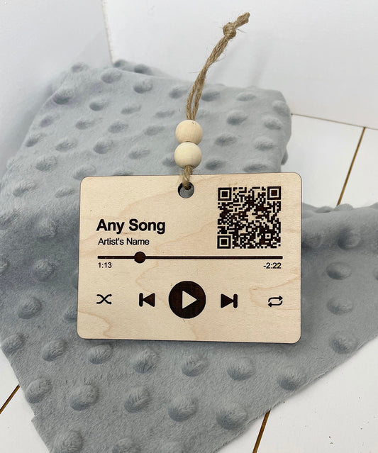 Scannable Music Code Ornament