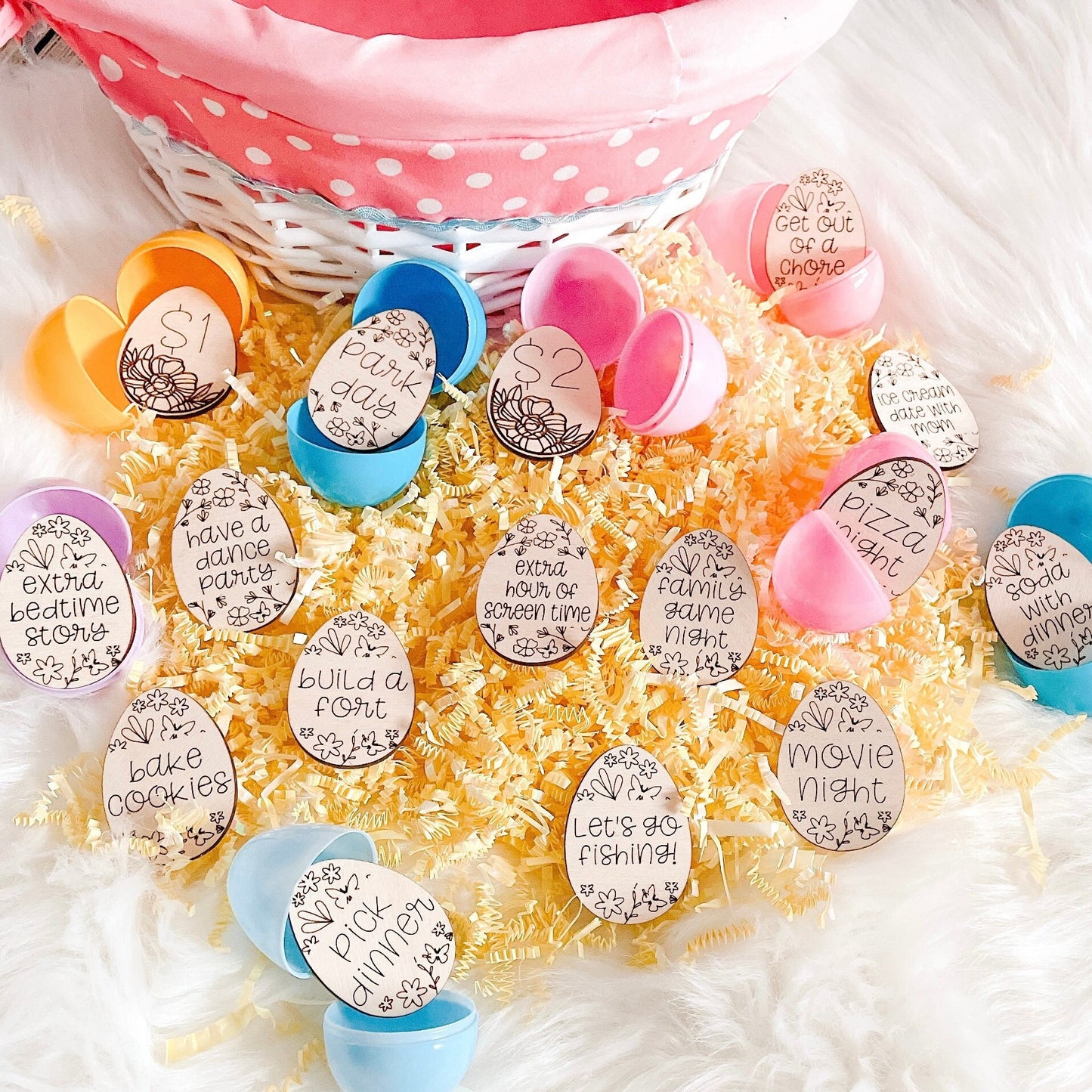 Easter Egg Tokens - Set of 12