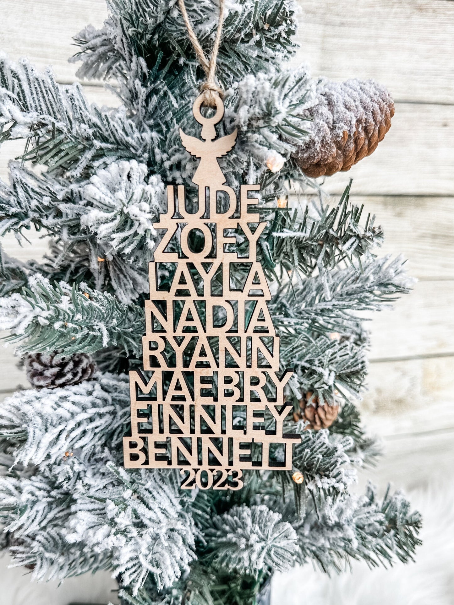 Name Tree Ornament