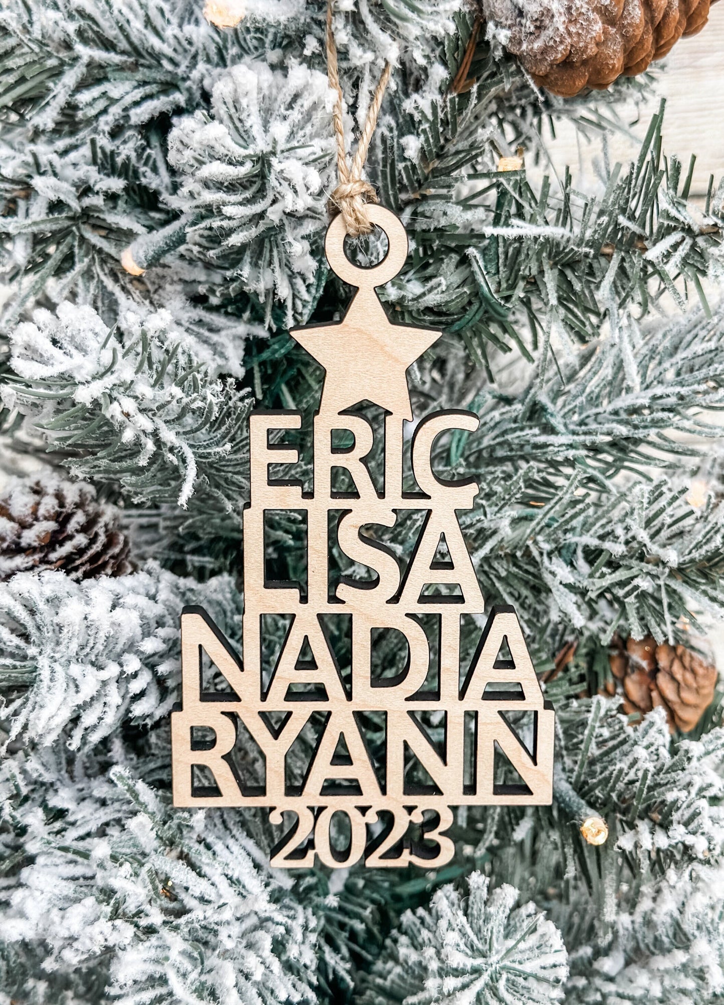 Name Tree Ornament